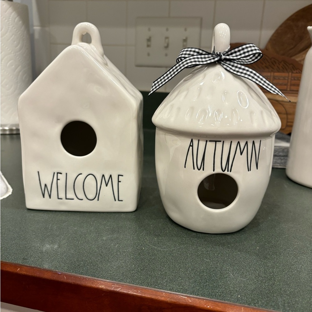 Rae Dunn Bird Houses